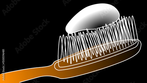 Brushed in Line: Toothbrush Drawn with a Single Stroke