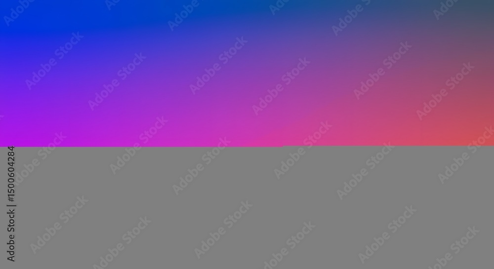 Fototapeta premium Vibrant Gradient Background Blue Purple Pink Orange Color Blend