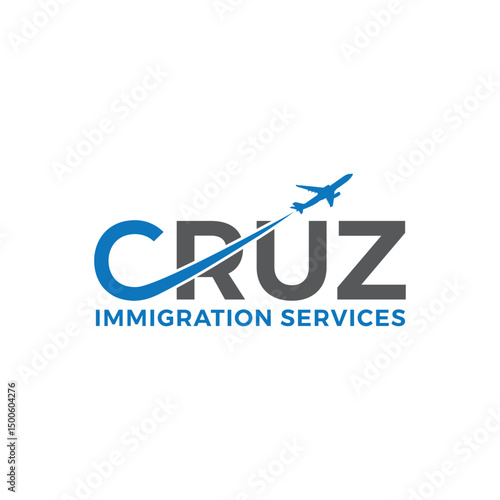 The Immigration Services Logo features a professional, trustworthy design with global and legal symbols, ideal for visa agencies, consultants, law firms, or international relocation services.

