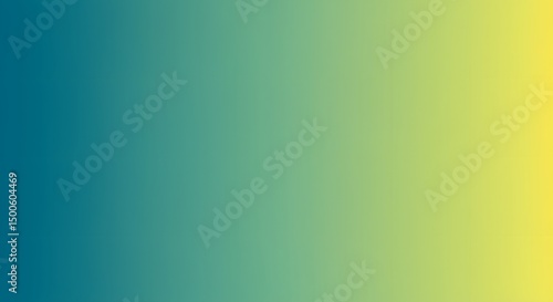 Teal to Yellow Gradient Background Smooth Transition Abstract Design Website Banner