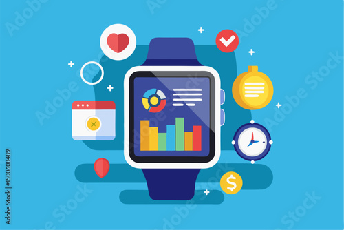 Business person interacting with a futuristic digital marketing interface, showcasing online advertising analytics, data charts, email marketing, and campaign performance metrics on a virtual screen. 