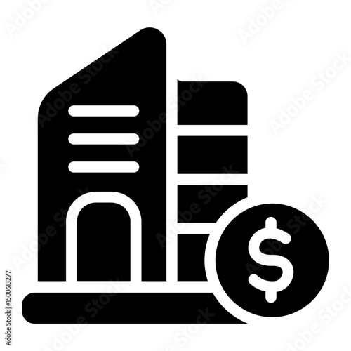 Startup building Solid Icon