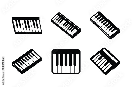 equalizer display icon vector abstract bars