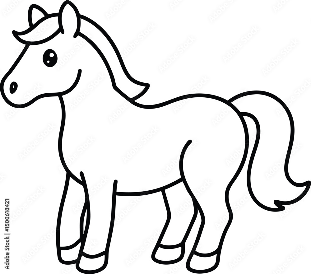 Fototapeta premium horse vector illustration