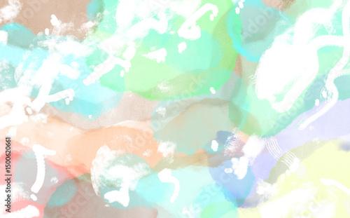Abstract swirls of pastel watercolor delight. Abstract background for header poster banner backdrop design