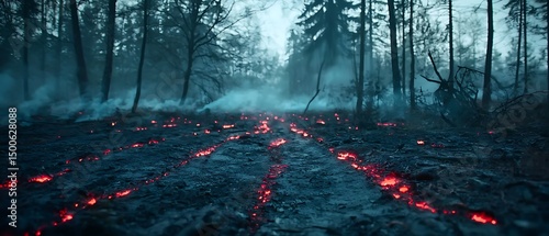Forest Floor After Wildfire
