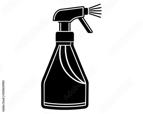 spray bottle vector