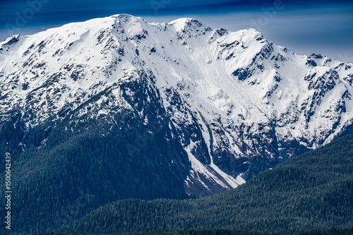 Glacier And Mountains