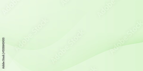 green abstract background with flowing curves and layered translucent shapes, offering a clean, fresh, and serene visual style.