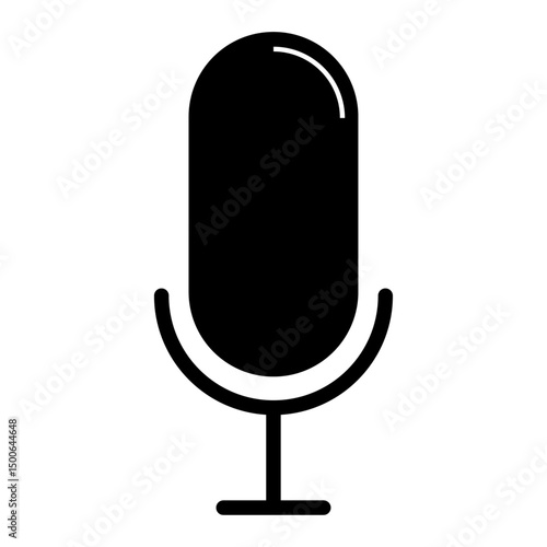 Microphone vector Icon , variant mic icon, Podcast microphone icon, web and mobile icons, vector illustration.  