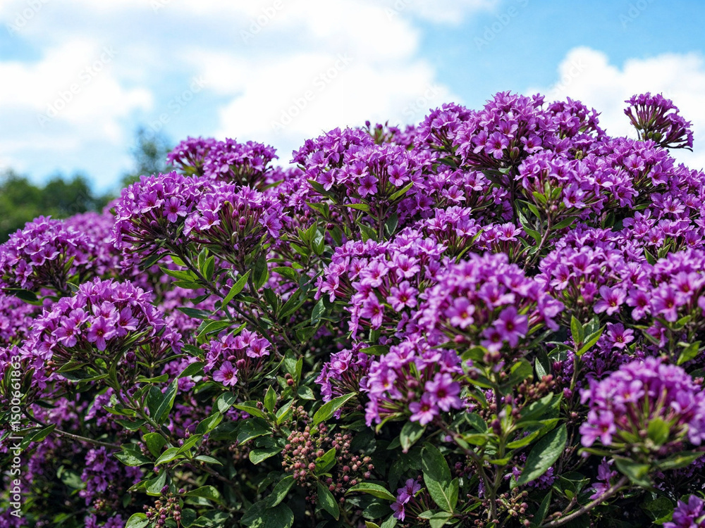 Obraz premium purple flowers in the garden