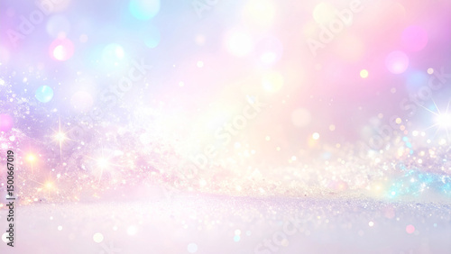  幻想的なピンクの光の背景素材