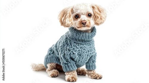 Stylish Knitted Sweater for Pets in Soft Fabric Design