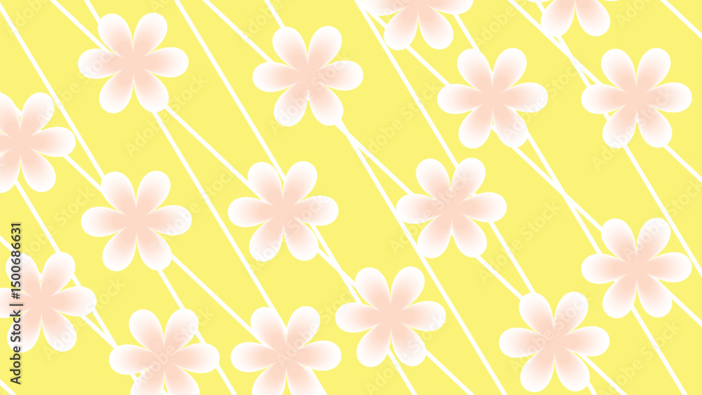 Seamless floral pattern with spring flowers for a beautiful vector illustration background Seamless floral pattern with spring flowers for a beautiful vector illustration background