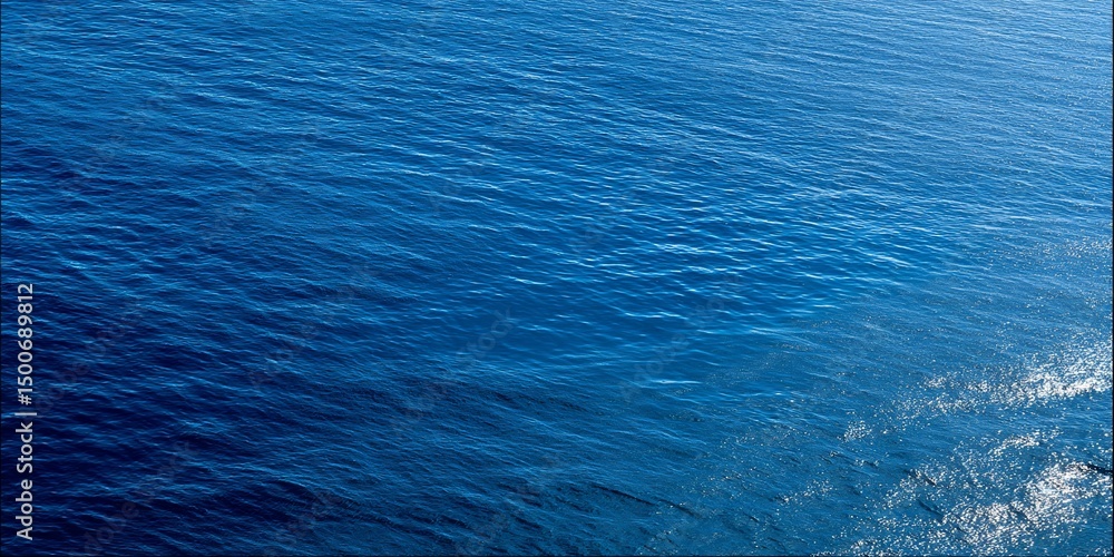 Obraz premium Deep blue ocean surface