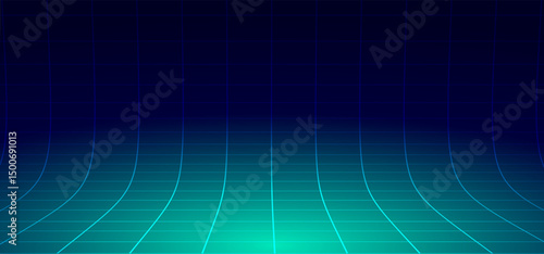 Digital technology speed connect blue green background, cyber nano information, abstract communication, innovation future tech data, internet network connection, Ai big data, line dot illustration 3d