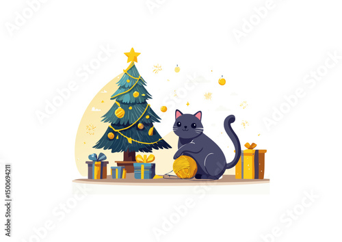 Clear away clutter that might discourage play. cat Having a variety of toys readily available can also encourage spontaneous play.