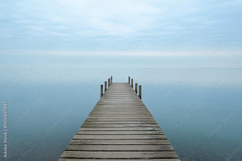Fototapeta premium pier on the sea
