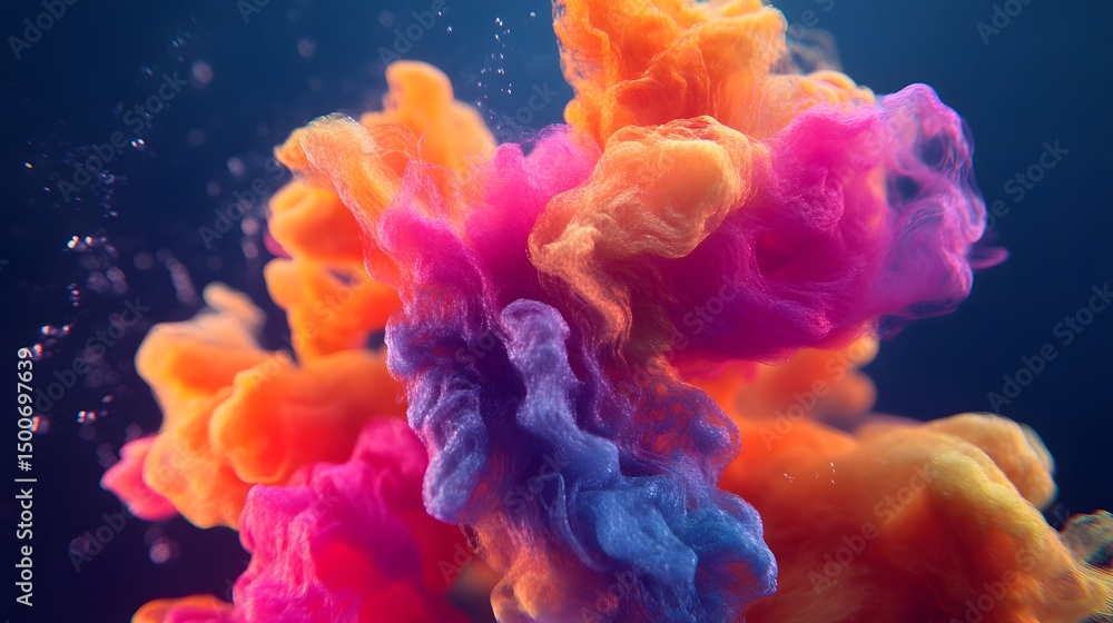 Vibrant, swirling colors in a dynamic display. Vibrant, swirling colors in a dynamic display.
