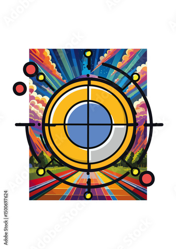  the ball can be described by a position vector p. This vector extends from the origin of a coordinate system to the point P. The center of the ball, c, is itself a position vector.
Defining the Ball 