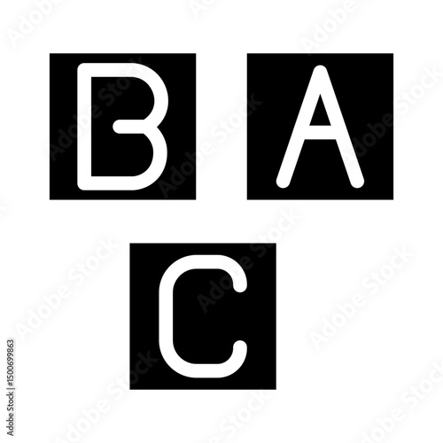 abc glyph icon