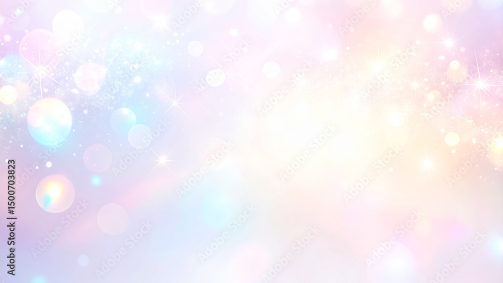 Fototapeta premium 幻想的なパステルカラーの光の背景素材
