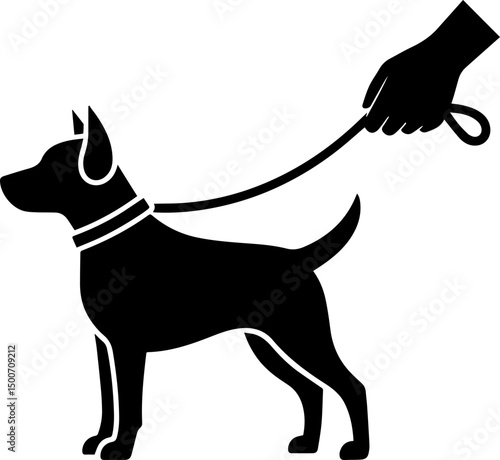 개 목줄 일러스트