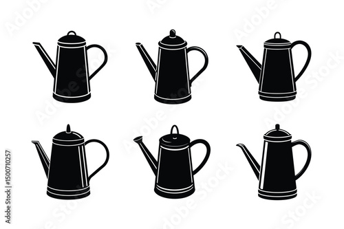 Elegant Watering Kettle Illustration