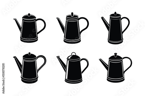 Farmhouse Watering Kettle Vector