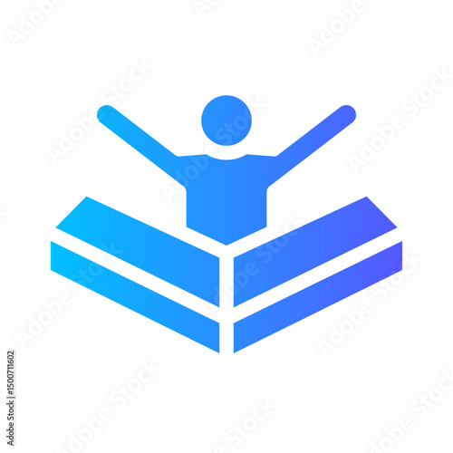 studying gradient icon