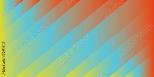  Abstract background of lines in shades of colorful .Vector abstract graphic design banner pattern. Gradient transitions to blend the hues seamlessly.