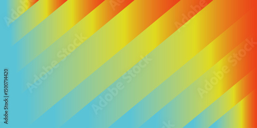  Abstract background of lines in shades of colorful .Vector abstract graphic design banner pattern. Gradient transitions to blend the hues seamlessly.