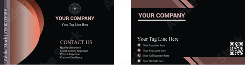 modern design of business cards vector templates
