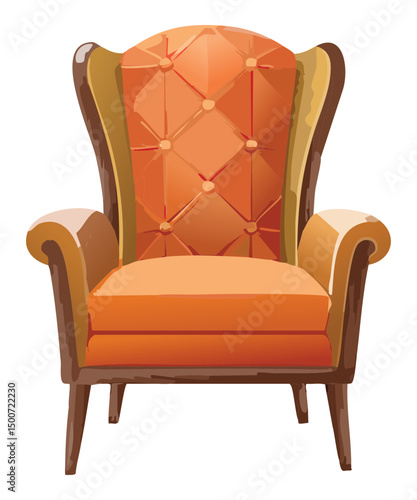 vintage style lounge chair