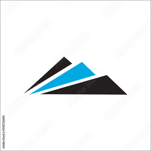 Icon of Mountains abstract logo vector design