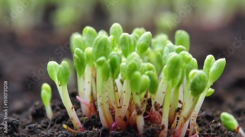 Time-Lapse of Seedlings Breaking Through Soil | Dynamic 4K Nature Clip 