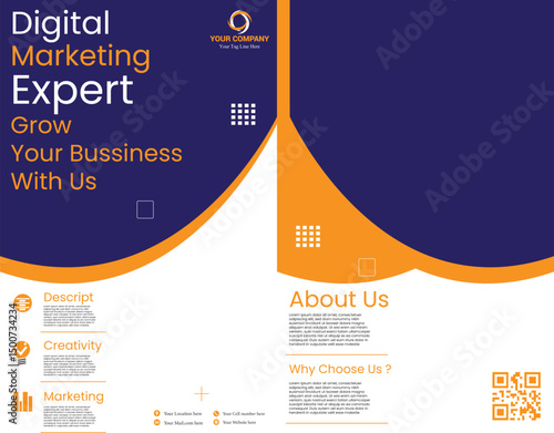 grow your business with us digital marketing advertisement social media poster design vector templates