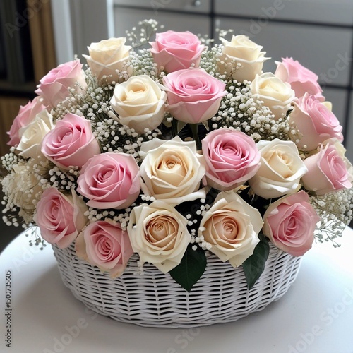 pink roses bouquet
