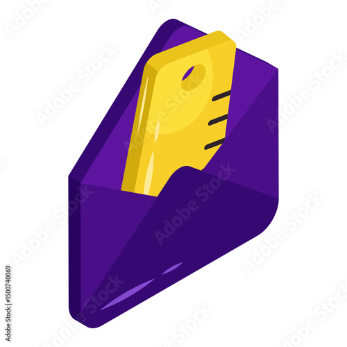 Creative design icon of educational mail