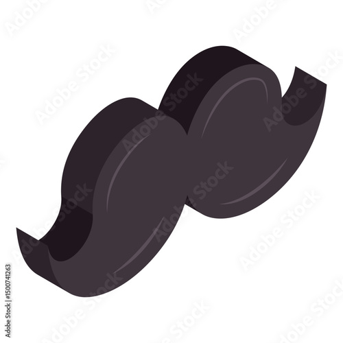 Modern design icon of mustache 
