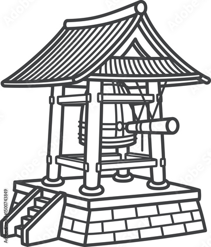 鐘楼と梵鐘