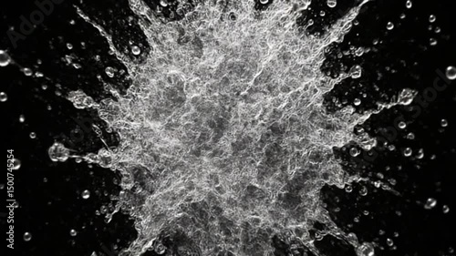 Wallpaper Mural Explosion of water droplets Torontodigital.ca