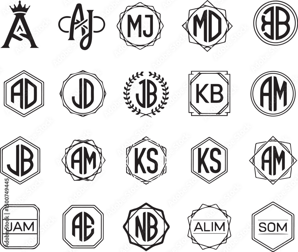 Bold Monogram Logos: 20 Unique Initial Designs. Bold Monogram Logos: 20 Unique Initial Designs.