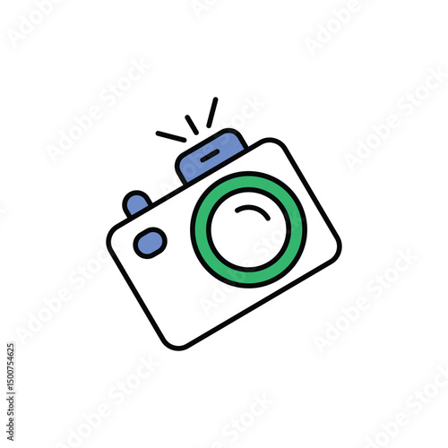 Camera  Icon vector stock illustration