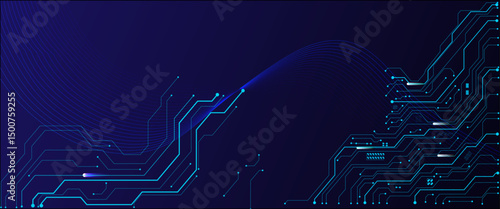 Internet of things tech innovative concept background