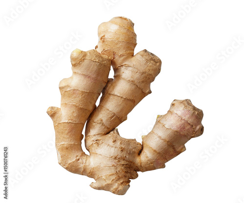 Foto ginger root isolated on white