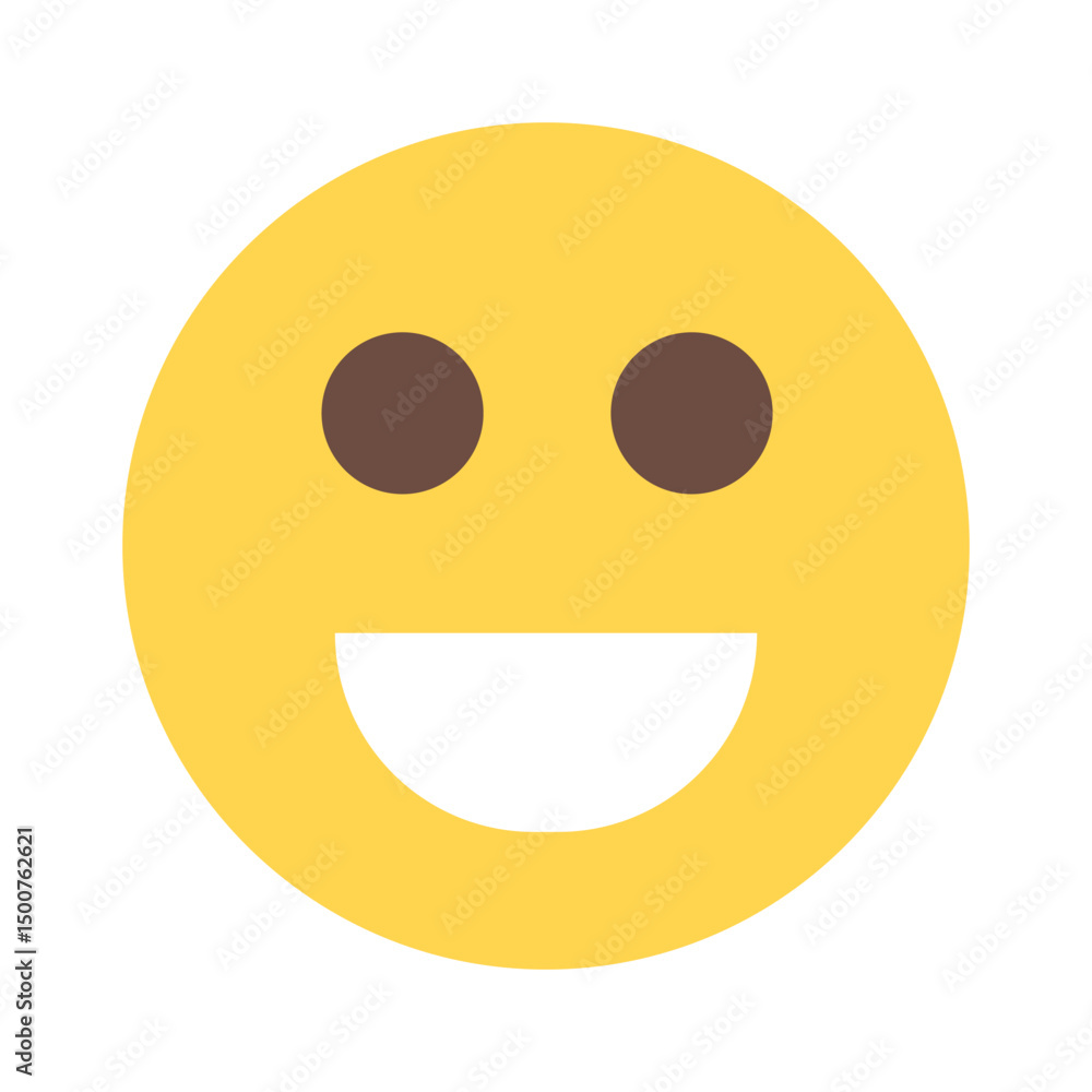 Fototapeta premium disgusted face emoticon