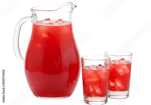 Wallpaper Mural Refreshing Homemade Red Drink Recipe Easy  Delicious isolated on transparent background Torontodigital.ca