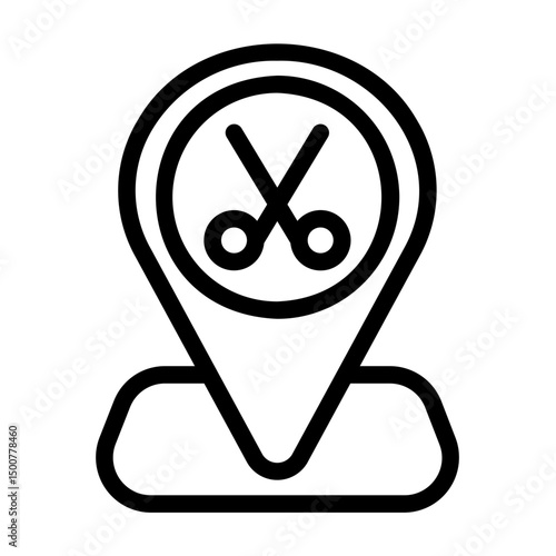a collection of icons containing hair care, beauty, salon equipment, scissors and so on