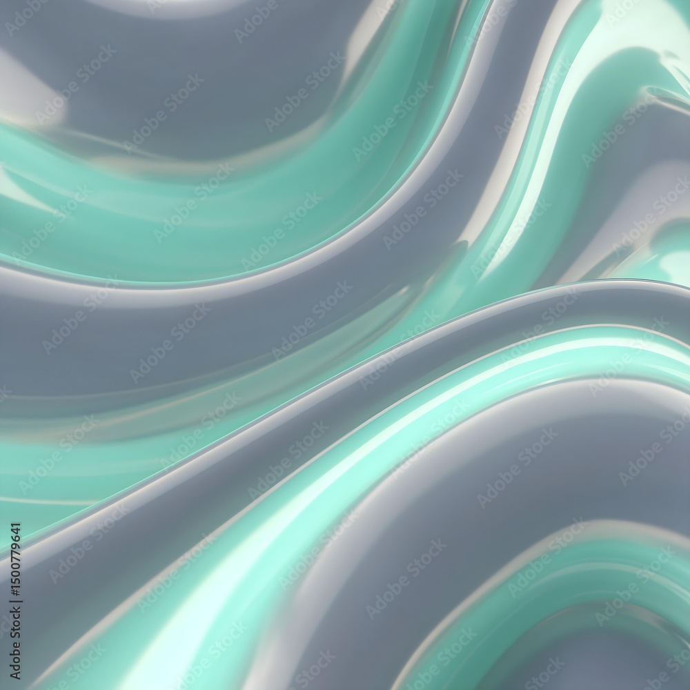 Naklejka premium Hyperrealistic Resin and Gloss Texture Collection – Abstract Liquid Surfaces & Iridescent Material Aesthetics